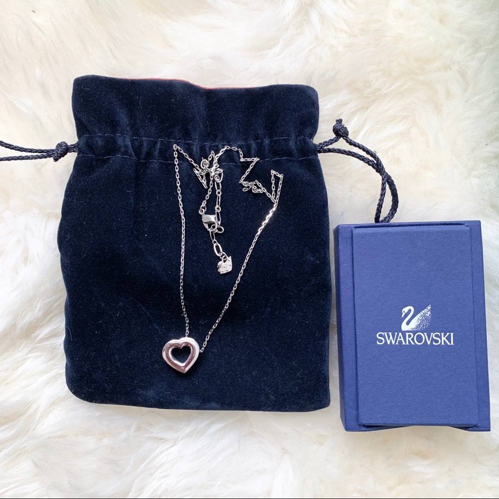 Authentic Swarovski Crystal Heart Necklace